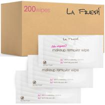 La Fresh Makeup Removed Wipesing Wipes Pack of 200ct Facial Towelettes with Vitamin E for Natural or Waterproof Makeup