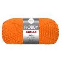 Lã Hobby 100g 625 tex Circulo 4184 Laranja Neon