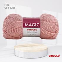 Lã Magic de 100g 230m cor Figo 3286