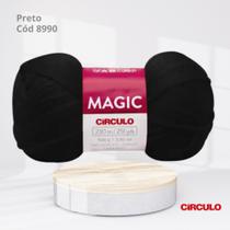 Lã Magic de 100g 230m cor Preto 8990
