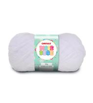 Lã Mais Bebê 100g 500m 200 tex Circulo - Cor 0010 Branco
