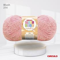Lã Mais Bebê Soft Circulo 100g Cor Blush 214 Lã Mais Bebê Soft Circulo 100g Cor Blush 214