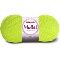 Lã Mollet 200M 100G Amarelo Neon 0780 Círculo