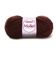 Lã Mollet 200m 100g Chocolate 0608 Círculo - Circulo