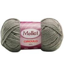 Lã Mollet 200M 100G Círculo 850 - Castanho