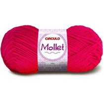 Lã Mollet 200m 100g Magenta 0390 Círculo - Circulo