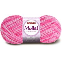 Lã Mollet 200m 100g Primula Mescla Rosa 9288 Círculo - Circulo