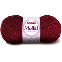 Lã Mollet 200m 100g Rubí 0115 Círculo - Circulo