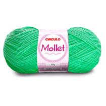 Lã Mollet Círculo 100g - Cor 5743 Neo Mint Lã Mollet Círculo 100g - Cor 5743 Neo Mint