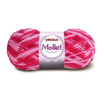 Lã Mollet Circulo 100G Mescladas 9427- Flor
