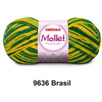 Lã Mollet Circulo 100G Mescladas 9427- Flor