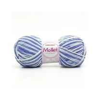 Lã Mollet Círculo 100gr C/200 Metros - Multicor Lã Mollet Círculo 100gr C/200 Metros - Multicor