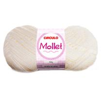 Lã Mollet Círculo 40g com 5 unidades - Cor 20 Natural