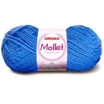 Lã Mollet Círculo 40g com 5 unidades - Cor 2403 Acqua Lã Mollet Círculo 40g com 5 unidades - Cor 2403 Acqua