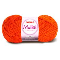 Lã Mollet Círculo 40g com 5 unidades - Cor 4817 Brasa