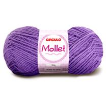 Lã Mollet Círculo 40g com 5 unidades - Cor 6399 Azaléia