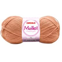 Lã Mollet Círculo 40g com 5 unidades - Cor 7628 Andiroba