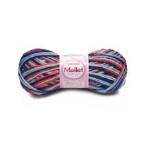 Lã Mollet Círculo 40gr C/80 Metros - Multicor