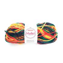Lã Mollet Círculo 40gr C/80 Metros - Multicor