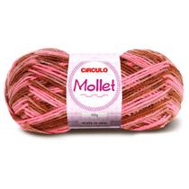 Lã Mollet Círculo Cor Mesclada 100G - 9375