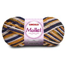 Lã Mollet Círculo Cor Mesclada 100G -9641