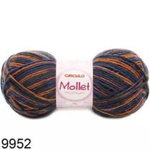 Lã Mollet Círculo Cor Mesclada 100G - 9952