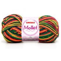 Lã Mollet Círculo Cor ul Mesclada 100G - 9533