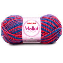 Lã Mollet Círculo Mesclada 100g - Cor 9542 Navy