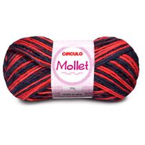 Lã Mollet Círculo Mesclada 40g com 5 unidades - Cor 9463 Búffalo