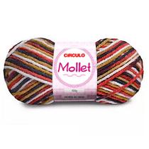 Lã Mollet Círculo Mesclada 40g com 5 unidades - Cor 9662 Burberry