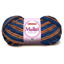 Lã Mollet Círculo Mesclada 40g com 5 unidades - Cor 9952 Veleiro