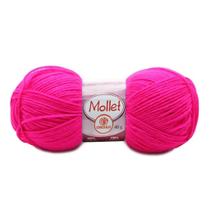 Lã mollet cor 385 rosa neon unidade Lã mollet cor 385 rosa neon unidade