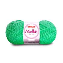 Lã mollet cor 5743 neon mint unidade