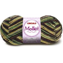 Lã Mollet Multicolor 200m 100g Salgueiro 9603 Círculo - Circulo