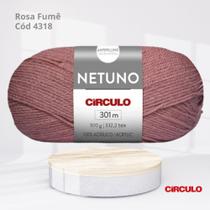 Lã Netuno 100g Cor Rosa Fumê 4318