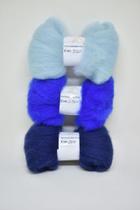 Lã para feltragem corriedale fina - Mini kit 5- 30g