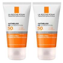 La Roche-Posay Anthelios Ae-Pigmentation Kit com 2 Unidades Protetor Solar Facial Anti-Idade FPS50 40g La Roche-Posay Anthelios Ae-Pigmentation Kit com 2 Unidades Protetor Solar Facial Anti-Idade FPS50 40g
