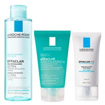 La Roche-Posay Effaclar Kit - Hidratante Facial + Gel de Limpeza + Solução Micelar