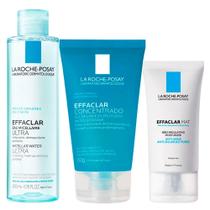 La Roche-Posay Kit - Gel de Limpeza + Hidratante Facial + Solução Micelar
