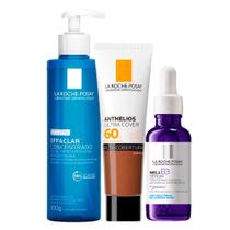 La Roche-Posay Kit - Gel de Limpeza + Sérum + Protetor Solar FPS60 Cor 6.0 para Rejuvenescimento Facial La Roche-Posay Kit - Gel de Limpeza + Sérum + Protetor Solar FPS60 Cor 6.0 para Rejuvenescimento Facial