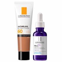 La Roche-Posay Kit - Protetor Solar Facial com Cor 5.0 + Sérum Facial Mela B3 para Redução de Marcas