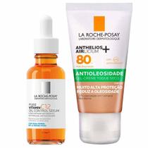 La Roche-Posay Kit - Sérum Antirrugas + Protetor Solar Facial com Cor FPS 80 3.0