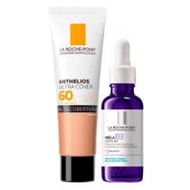 La Roche-Posay Kit - Sérum + Protetor Solar FPS60 Cor 3.0 para Rejuvenescimento Facial