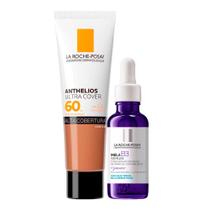 La Roche-Posay Kit - Sérum + Protetor Solar FPS60 Cor 5.0 para Rejuvenescimento Facial