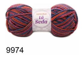 Lã seda circulo cor 9974 horizonte 100 g