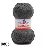 Lã sedificada pingouin 100 gr cor 805 granito