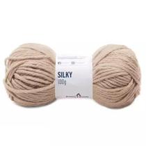 Lã silky 100g pingouin cor 0703