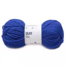 Lã silky 100g pingouin cor 8596 Lã silky 100g pingouin cor 8596
