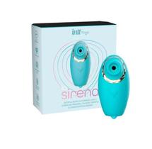 La Sirena Intt Toys Sugador de Clitóris Tapping Língua Estimuladora 10 Intensidades Azul Tiffany 8cm x 4cm Recarregável