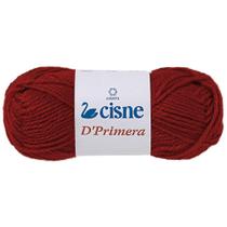 Lã Tricô Cisne Dprimera 00335 40G Vermelho Escuro - Pacote com 05